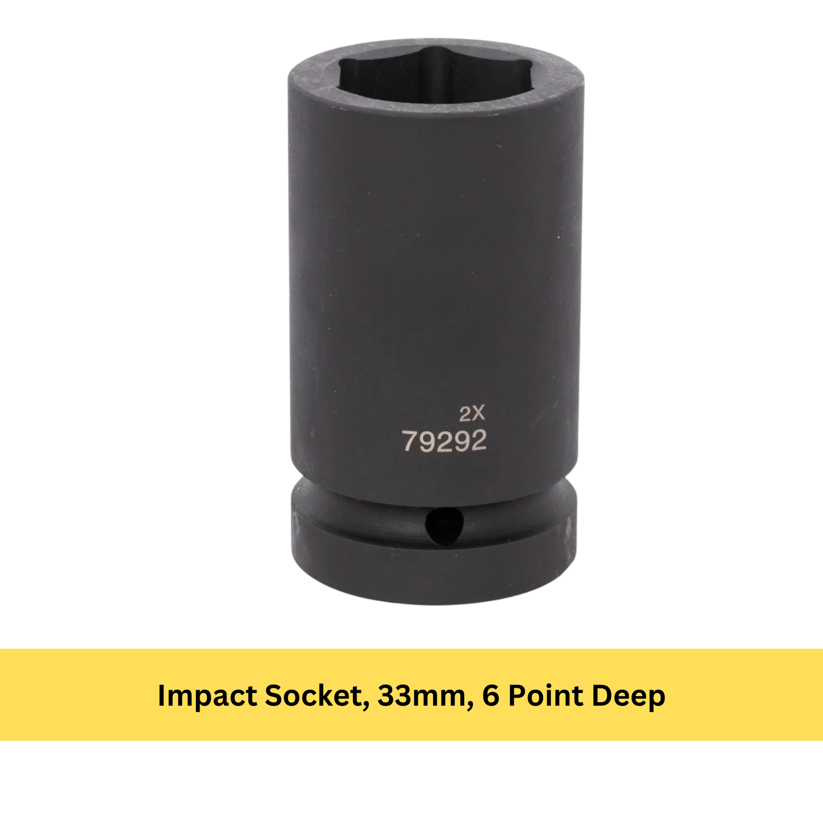 Impact Socket, 33mm, 6 Point Deep