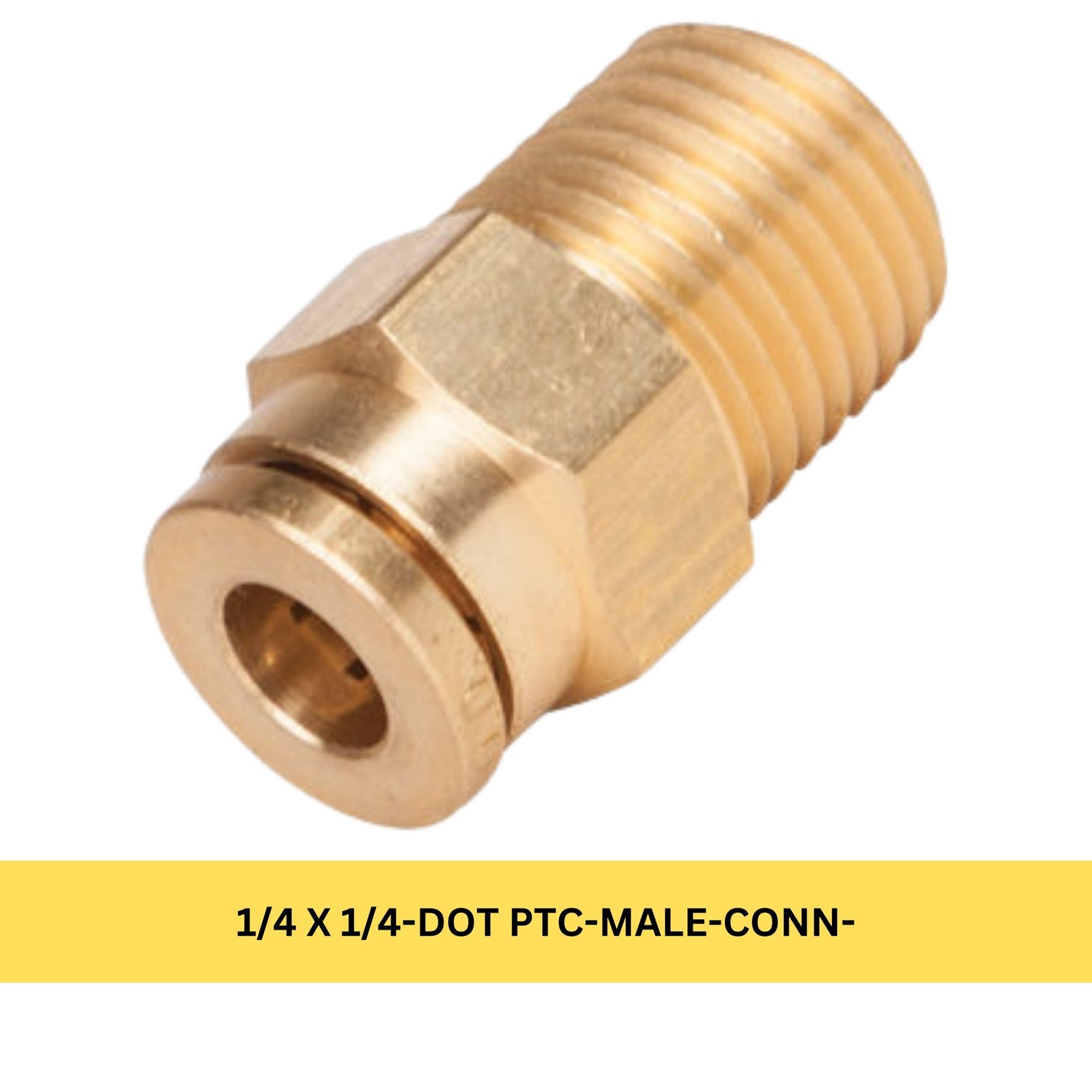 1/4 X 1/4-DOT PTC-MALE-CONN-