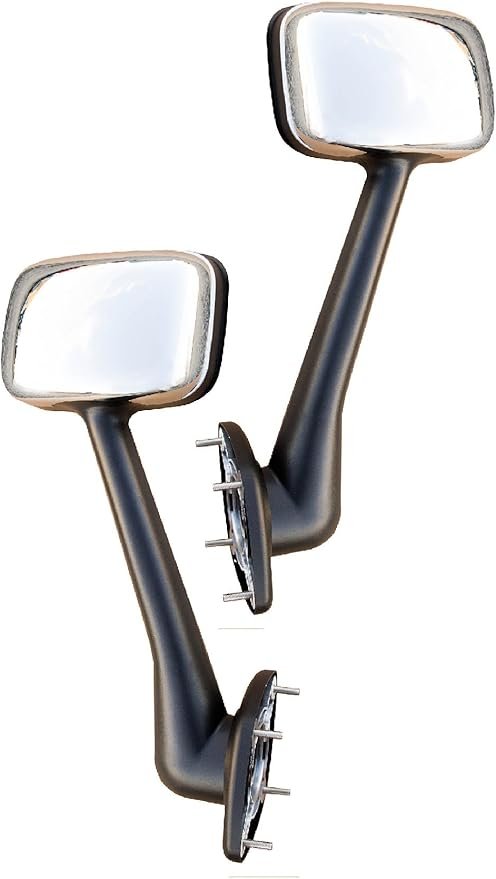 RH Hood Mirror Chrome Freightliner Cascadia 2018+