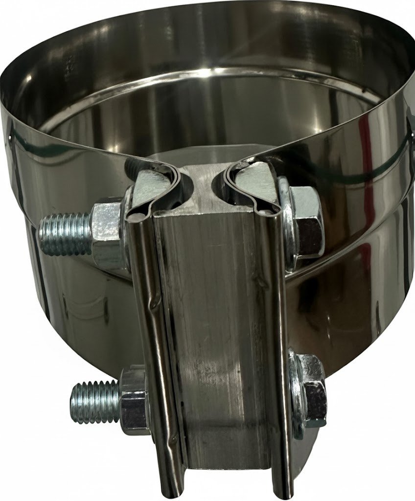 Lap Joint Clamp used for O.D.Pipe, Stainless steel - Inch :5'' 201SS