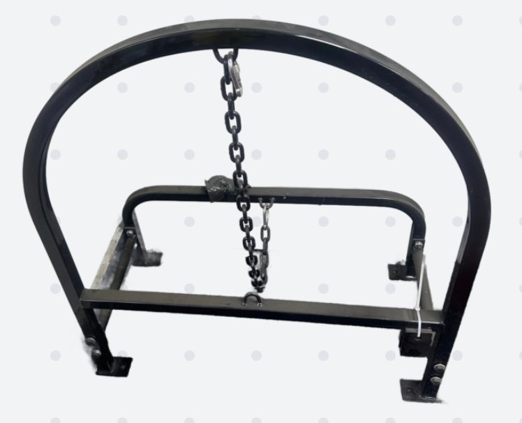 Truck Single Spare Tire Carrier Rack Tire Holder behind Cab