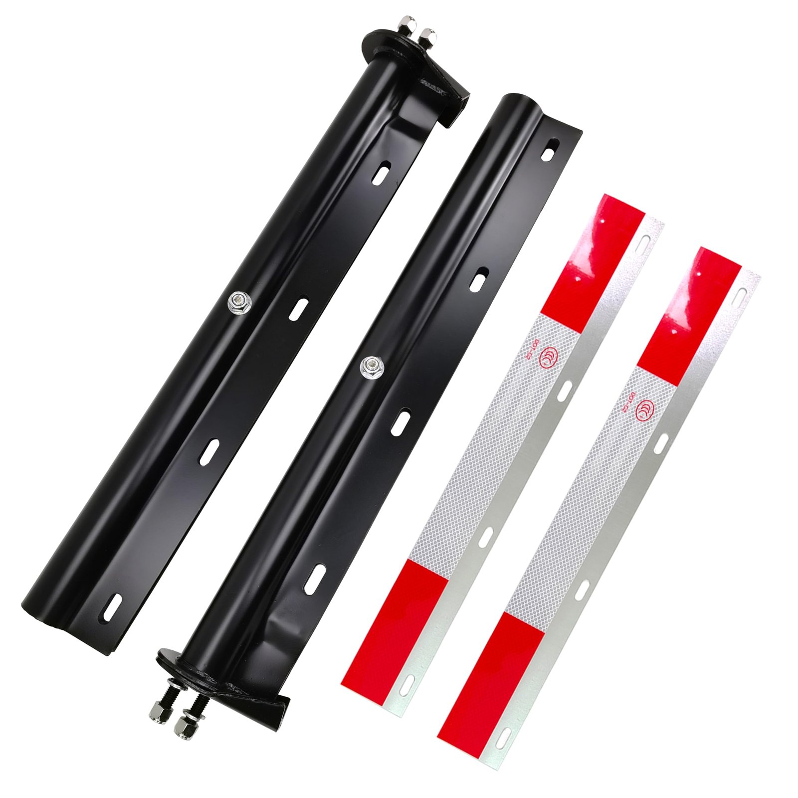 30" Black Mud Flap Hanger 1-1/8