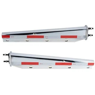 Mud Flap Hanger Complete,Chrome Length:30",1-1/8